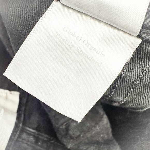 Everlane The Original Cheeky Jean Organic Cotton Black Denim Size 31 Crop - Picture 8 of 9